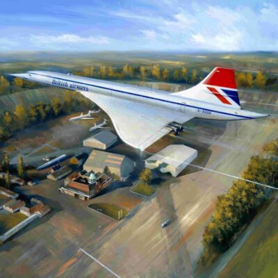 CONCORDE DELTA-GOLF OVER BROOKLANDS