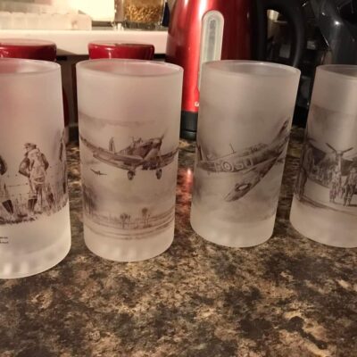 FROSTED BEER GLASS